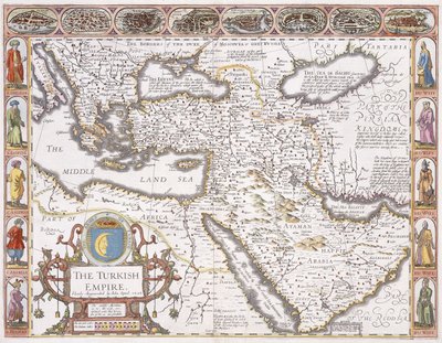 Das Osmanische Reich, 1626 von John Speed