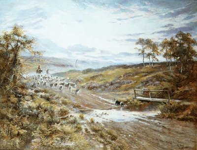 Bachüberquerung, Goatland von John Syer