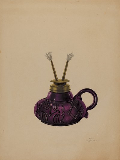 Lampe, ca. 1937 von John Tarantino