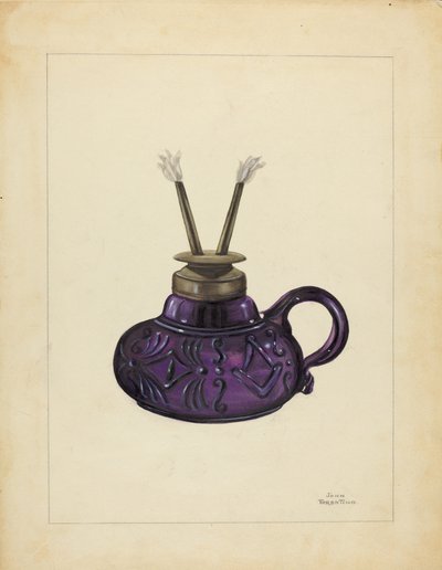 Lampe, ca. 1940 von John Tarantino