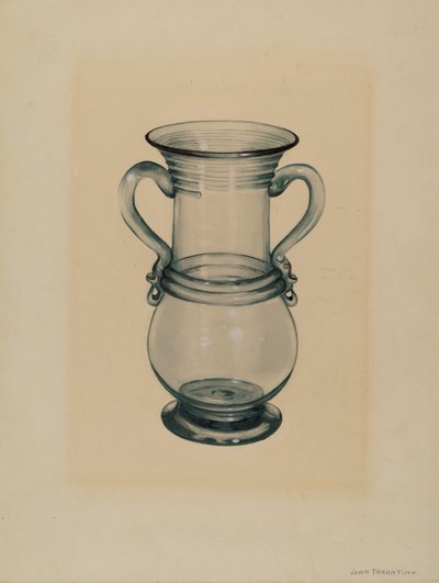 Vase, ca. 1936 von John Tarantino