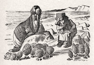 Das Walross und die von John Tenniel