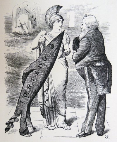 Whitehead-Torpedo von John Tenniel