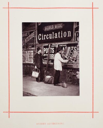 Straßenwerbung von John Thomson