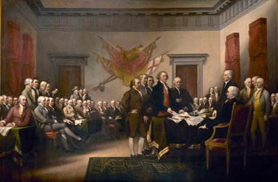 Unabhängigkeitserklärung, 1819 von John Trumbull