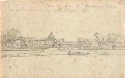 Place de Louis XV von John Trumbull