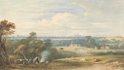 London von Südwesten von John Varley