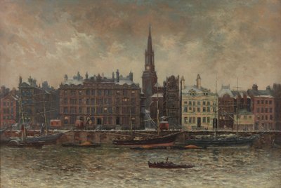 Kai, Newcastle upon Tyne, 1886 von John Wallace