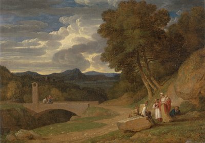 Eine italienische Landschaft von John White Abbott