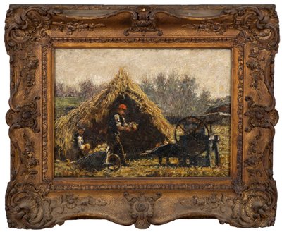 Rüben hacken, ca. 1880 von John William Buxton Knight