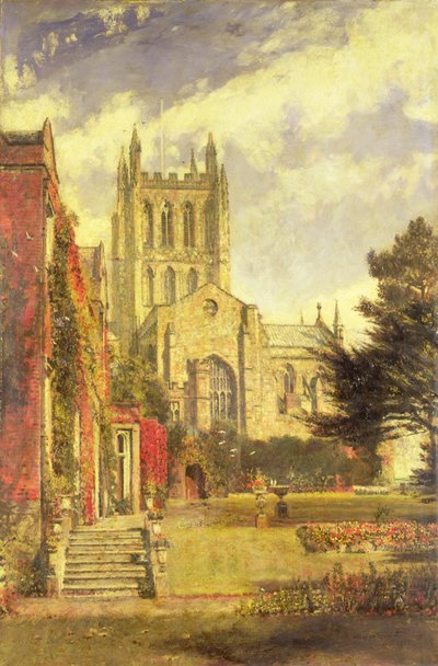 Hereford Kathedrale von John William Buxton Knight