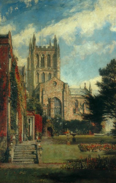 Hereford Kathedrale von John William Buxton Knight