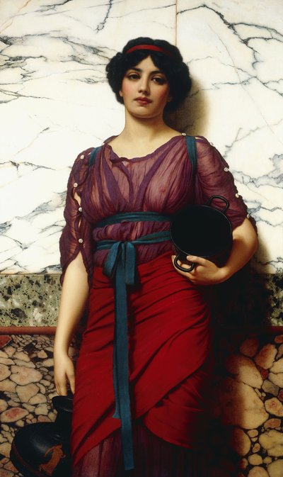 Eine griechische Idylle, 1907 von John William Godward