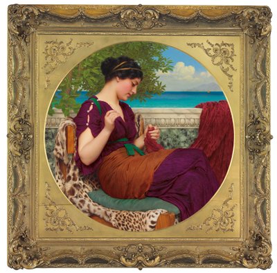 Ferne Gedanken, 1911 von John William Godward