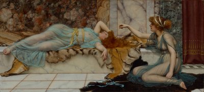 Unfug und Ruhe von John William Godward
