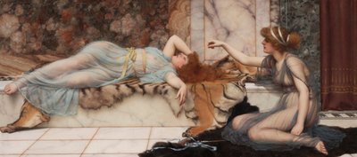 Unfug und Ruhe von John William Godward