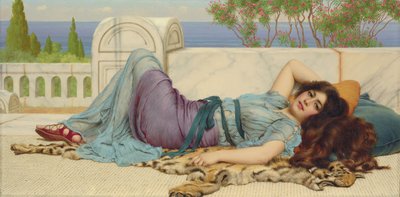 Unfug und Ruhe von John William Godward