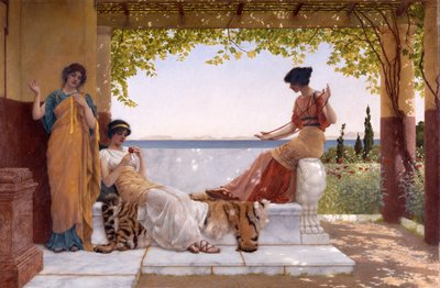 Auf dem Balkon von John William Godward