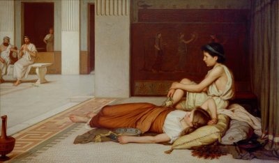Nach dem Tanz von John William Waterhouse