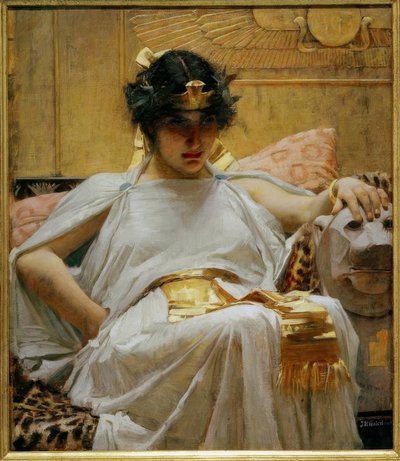 Kleopatra von John William Waterhouse