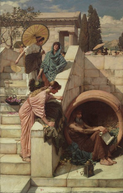 Diogenes von John William Waterhouse