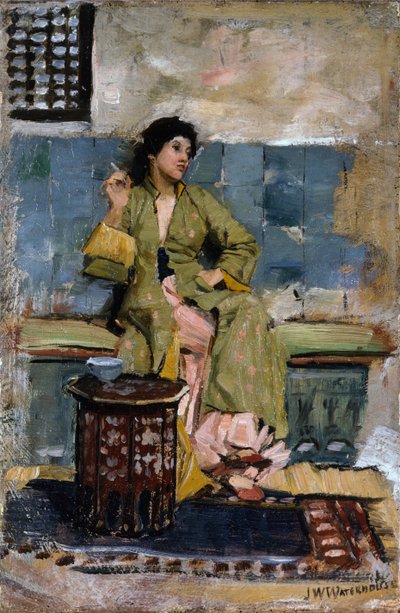 Östliche Erinnerungen, ca. 1874 von John William Waterhouse