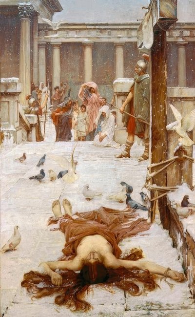 Heilige Eulalia von John William Waterhouse