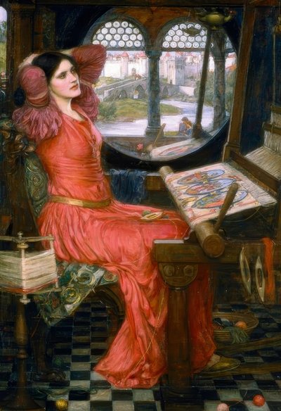 Die Dame von Shalott von John William Waterhouse