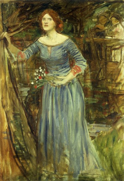 Studie für Ophelia von John William Waterhouse