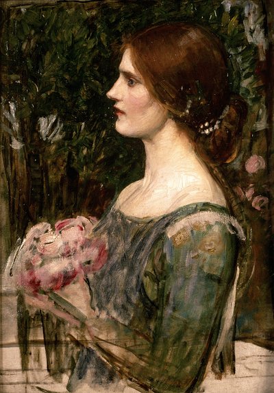 Der Blumenstrauß, ca. 1908 von John William Waterhouse