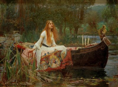 Die Dame von Shalott von John William Waterhouse