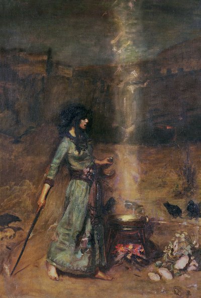 Der magische Kreis von John William Waterhouse