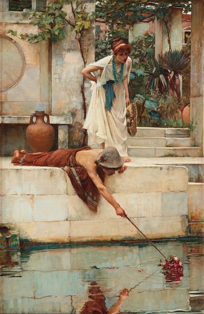 Die Rettung, ca. 1890 von John William Waterhouse