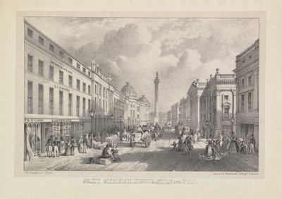 Grey Street, Newcastle von John Wilson Carmichael