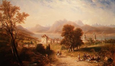 Vierwaldstättersee von John Wilson Carmichael