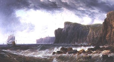 Schiffe vor Guernsey in der Nähe von Prevost von John Wilson Carmichael