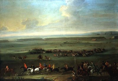 Der Startpfosten in Newmarket von John Wootton