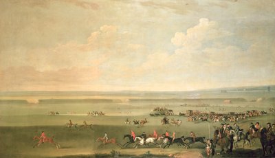 Der Startpfosten in Newmarket von John Wootton