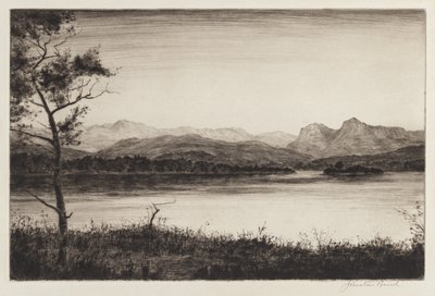 Langdale Pikes, Windermere von Johnstone Baird