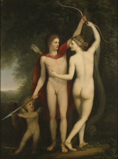 Venus, Adonis und Amor von Jonas Akerstrom