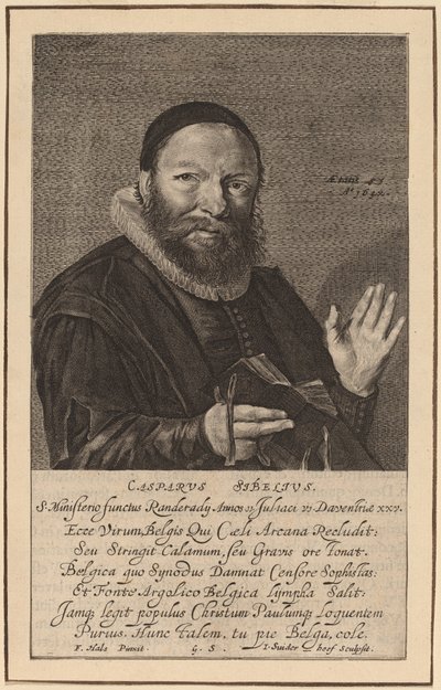 Caspar Sibelius von Jonas Suyderhoff after Frans Hals