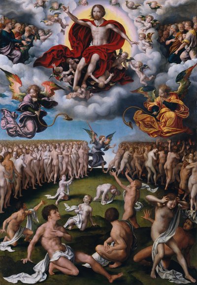 Das Jüngste Gericht, ca. 1520-25 von Joos van Cleve