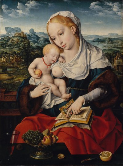 Jungfrau und Kind, ca. 1525 von Joos van Cleve
