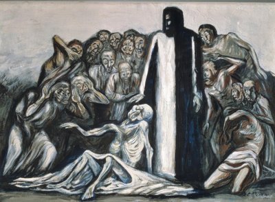 Die Auferweckung des Lazarus von José Clemente Orozco