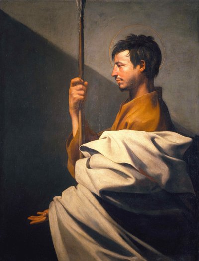 Der heilige Thomas der Apostel, ca. 1612 von José Ribera de