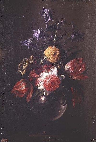 Stillleben mit Blumen von José Antolínez