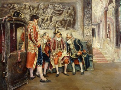 Warten auf seine Eminenz von Jose Gallegos Arnosa
