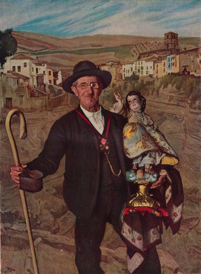 Frömmigkeit und Almosen, ca. 1921 von Jose Maria Rodriguez Acosta