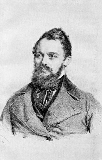 Heinrich Laube von Josef (after) Kriehuber