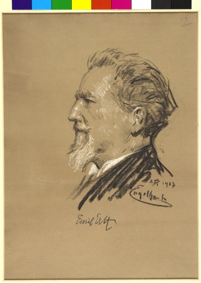 Bild von Emil Ertl 1889 von Josef Engelhart